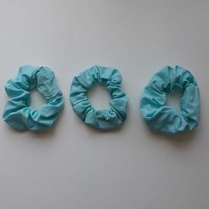 3-Pack Baby Blue Scrunchies